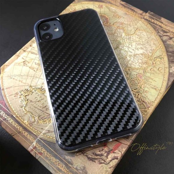 Carbon fiber design print iPhone Cases- IPHONE 13 MINI, IPHONE 13 PRO, IPHONE 12 - Picture 9 of 15